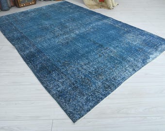 Alfombra vintage de 15 x 25 cm, alfombra turca extragrande, alfombra Oushak grande hecha a mano de 15 x 25 cm, alfombra turca descolorida, alfombra de regalo anudada a mano, alfombra bohemia de tonos apagados, 258