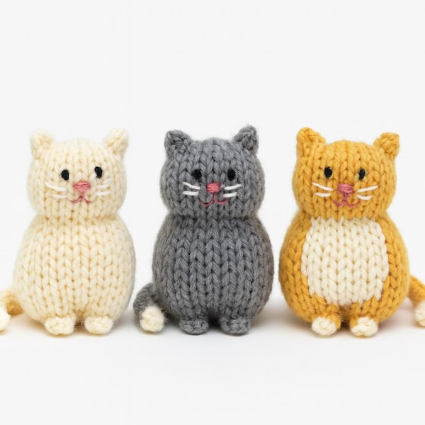 Cute Knitted Cat Pattern — Create a Tiny Masterpiece in Minutes!/tafokt art
