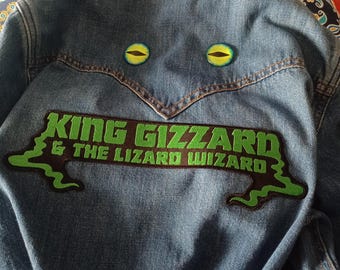 King Gizzard Inspired Duster Jacket | Psychedelic Festival Coat, Size Small One-of-One