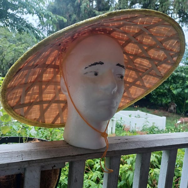 Asian Rice Hat - Etsy