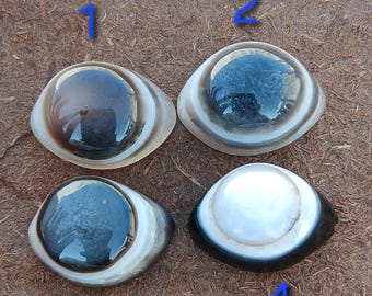Natural Agate Eye Banded Agate Eyes  Cabochons Gemstone, Handmade Eyes