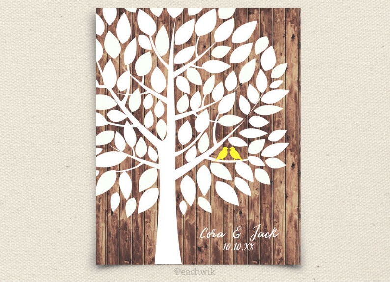 75 guest sign in Wedding Guest Book Alternative Guest Book Alternative Art Peachwik Printable Personalized PDF Wishwik Wedding Tree
