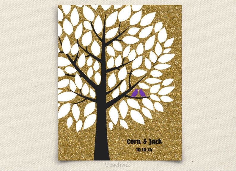 75 guest sign in Wedding Guest Book Alternative Guest Book Alternative Art Peachwik Printable Personalized PDF Wishwik Wedding Tree