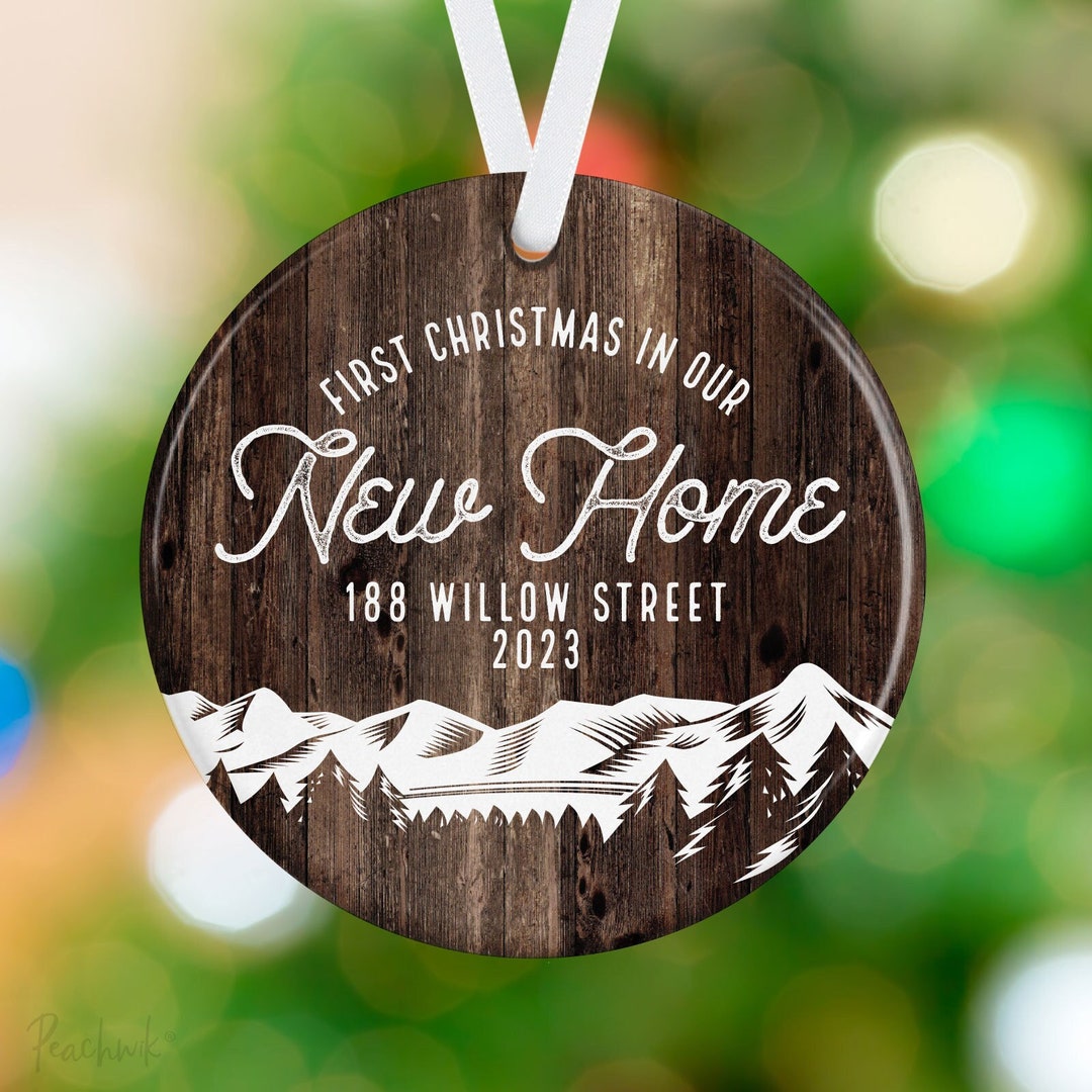 Personalized New Home Christmas Ornament New Home Christmas Etsy
