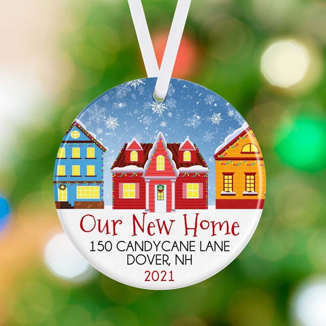 New Home Christmas Ornament Christmas Village Ornament House Etsy