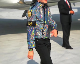 Michael Jackson Anti-War Armband – Embroidered Peace Brassard Inspired by King of Pop Style