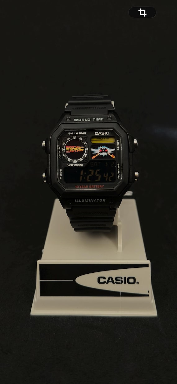 Casio AE1200 “timeflux” Watch Inspired by Back to the Future