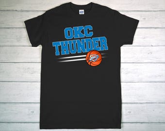 OKC Thunder Basketball PNG for DTF, Sublimation
