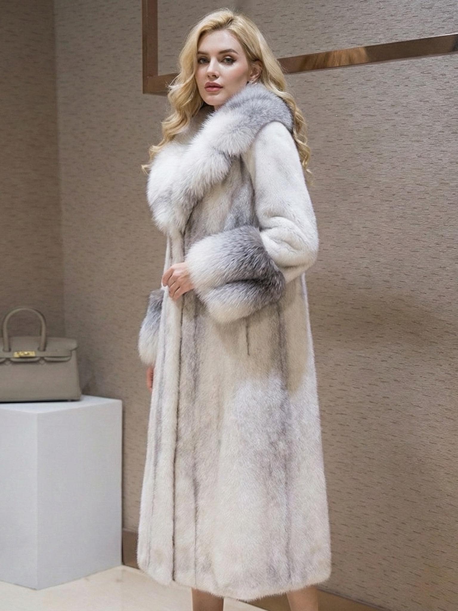 Sable Faux Fur Coat - Etsy