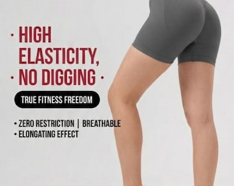High Waisted Biker Shorts for Women | Tummy Control Workout Shorts | Butt Lift Yoga Shorts | Stretch Gym Fitness Shorts