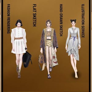 Custom Fashion Design Service, Tech Pack, CLO3D-mockup, Kledingontwikkeling
