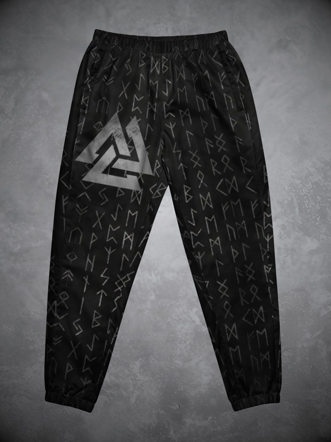 Pant Runes Valknut Rune Joggers – Unisex Viking Track Pants, Norse Rune Sweatpants ...