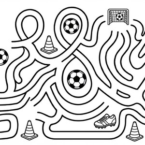 Penguin Adventures Mal- & Labyrinthbuch - Bildschirmfreie Kinderaktivität (PDF-Download, 4-8 Jahre) Bild 5