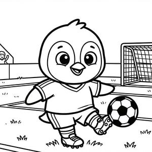 Penguin Adventures Mal- & Labyrinthbuch - Bildschirmfreie Kinderaktivität (PDF-Download, 4-8 Jahre) Bild 3
