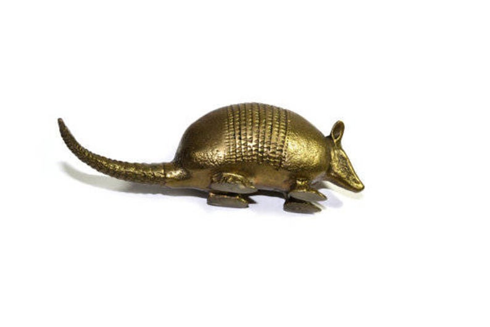 Brass Armadillo Gold Armadillo Southwestern Decor LARGE Etsy