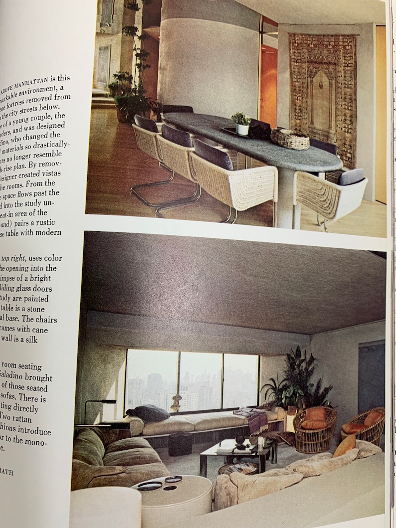 Vintage Home Décor Book The New York Times Book of Interior Design and Decoration by Norma Skurka Eames Era Hardcover Coffee Table Book image 6