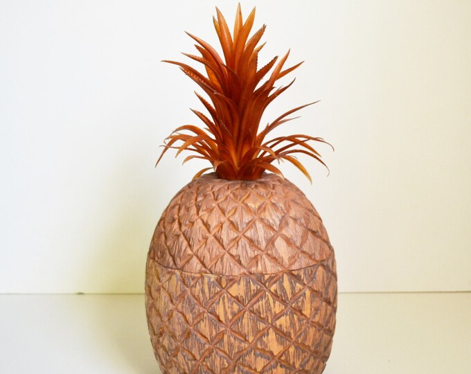 Vintage Pineapple Ice Bucket Plastic Pineapple Ice Bucket With Etsy