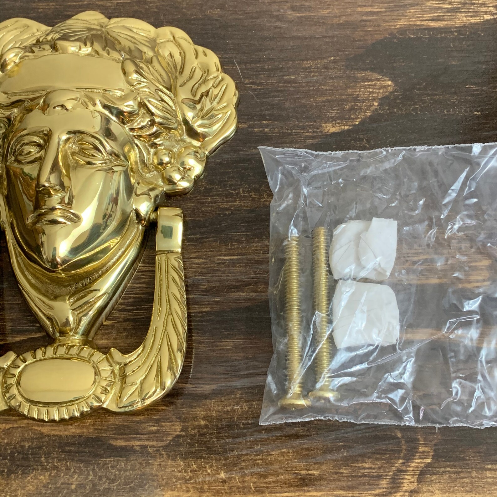 CASSIS DOOR KNOCKER GOLD CLEAR CRYSTAL main image 0