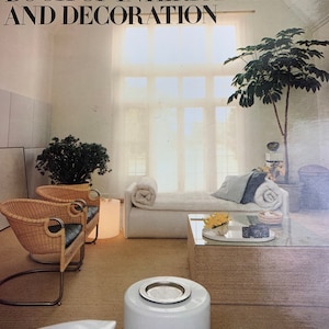 Vintage Home Décor Book The New York Times Book of Interior Design and Decoration by Norma Skurka Eames Era Hardcover Coffee Table Book image 2