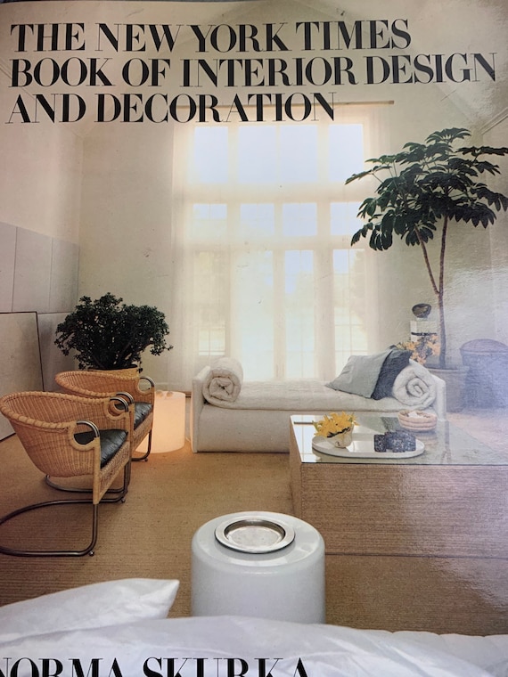 Vintage Home Décor Book the New York Times Book of Interior - Etsy