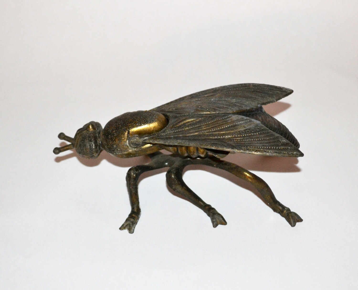 Vintage Fly Ashtray Brass Fly Ashtray Brass Fly Figurine Art Etsy