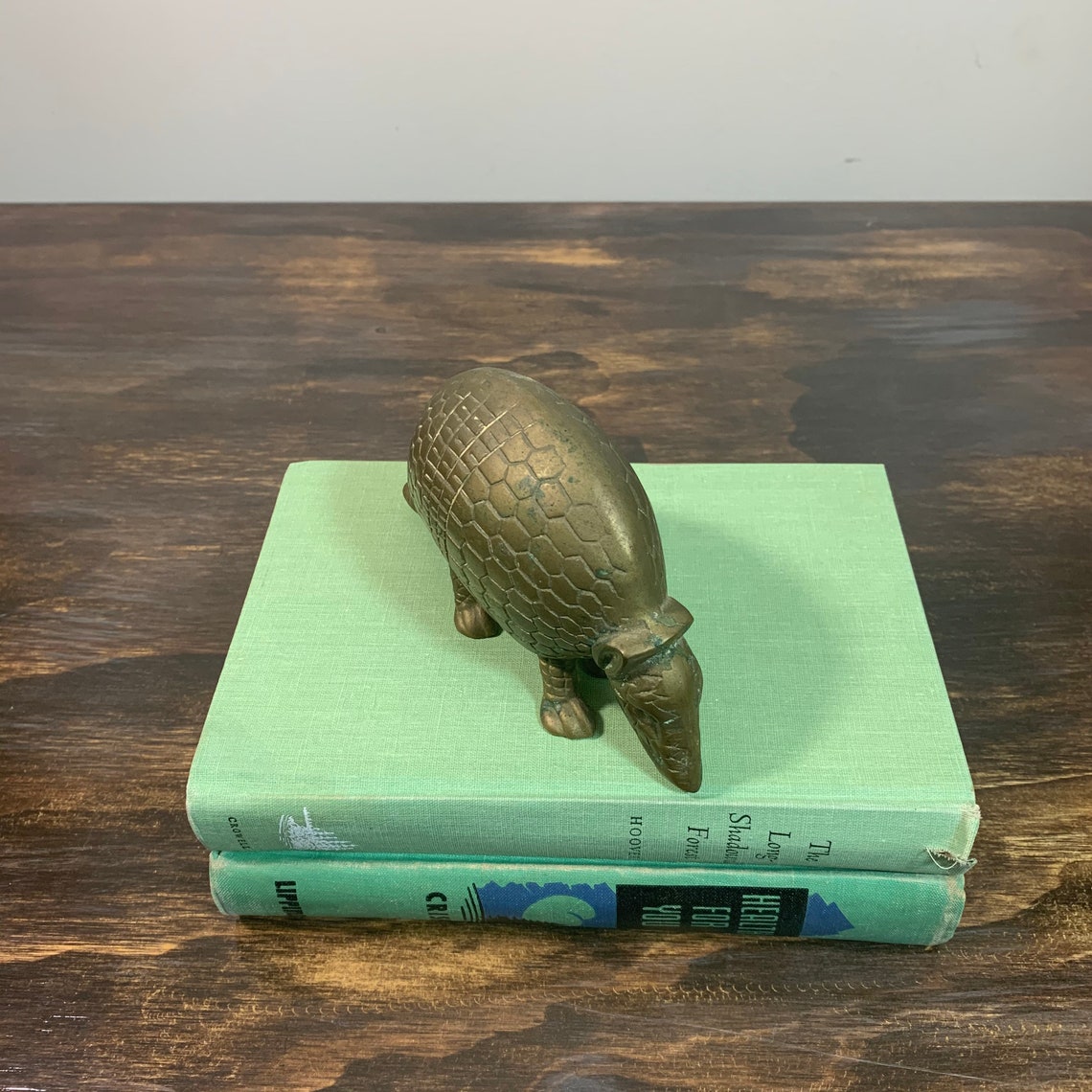 Brass Armadillo Gold Armadillo Southwestern Decor Armadillo Etsy