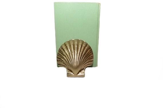 Seashell Bookends Brass Sea Shell Bookends Shell Bookends Nautical