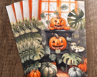 Carte postal - Citrouilles