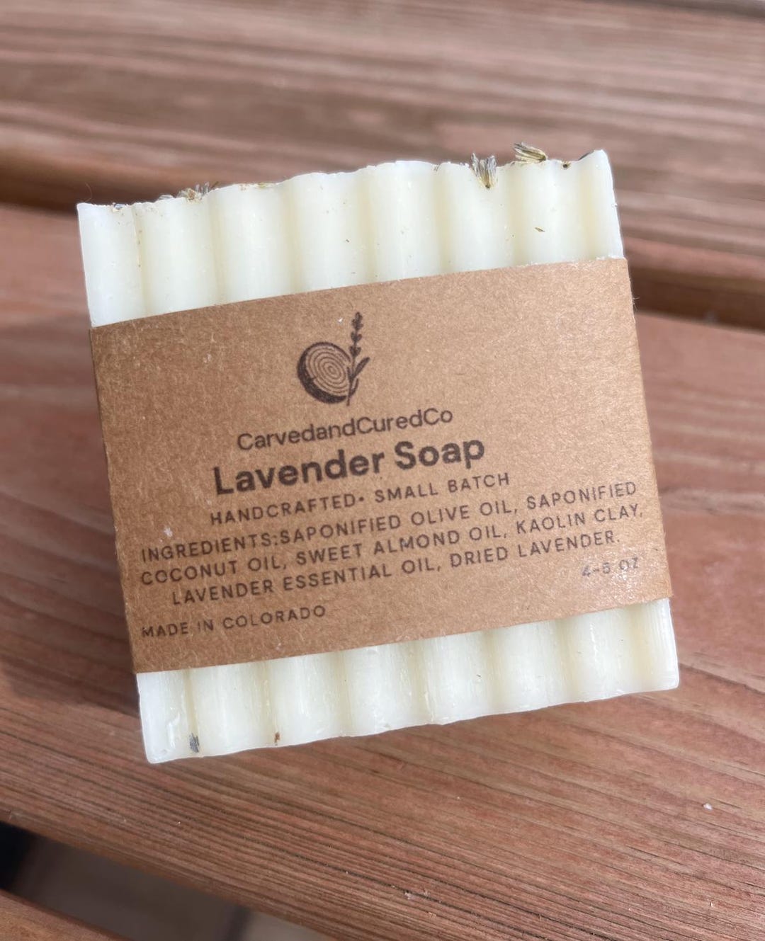 Lavender Soap Bar • Handmade Cold Process • Essential Oil, Natural - Etsy