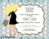 Baby Shower Invitation Modern Mom Invite Baby Shower Invite Umbrella Baby Shower Invitation Modern Mom Invite Baby Shower Invite Umbrella