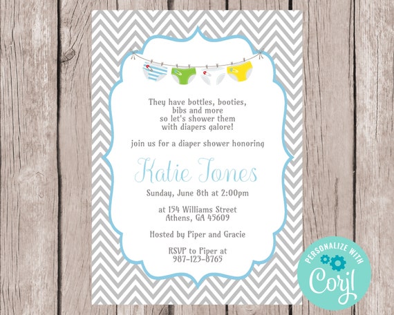 diaper and wipes baby shower