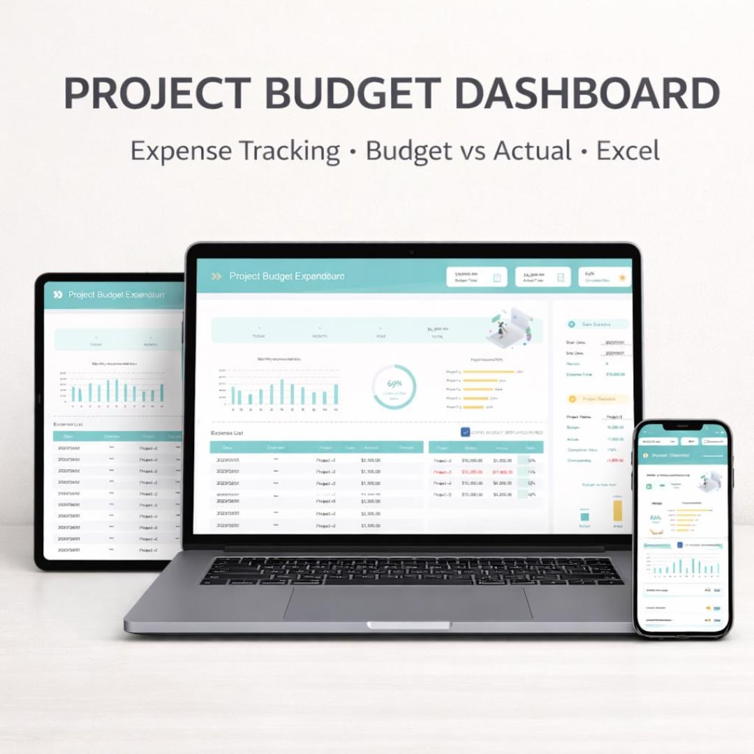 Project Budget Tracker Excel Template | Construction Cost Calculator ...