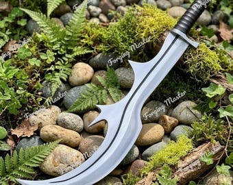 Custom High Carbon Steel Chopper, Handcrafted Rosewood Handle, Collectible Display Artifact