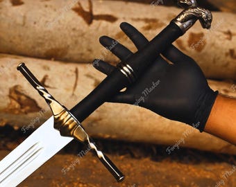 Artículo de colección hecho a mano inspirado en The Witcher / Pieza de exhibición de fantasía medieval, regalos para él.