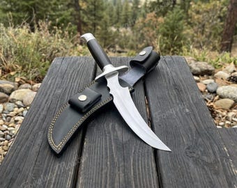 Handmade Red Hood Replica Knife | Stainless Steel Cosplay Collectible, Buffalo Horn Handle