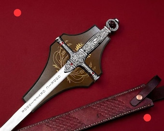 Godric Gryffindor Replica Decor Gift with Sheath | Wizard Collectible Display Piece | Fantasy Cosplay Accessory | Handmade gifts for him