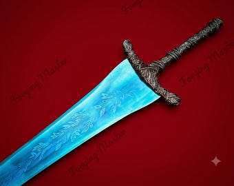 Dark Moon Great Relic Replica sword, 44" Metal Fantasy Collectible, Elden Ring Inspired Display Piece, Cosplay Accessory, Gamer Gift