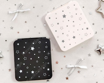 Nintendo Switch Game Card Holder | Star Pattern Cartridge Case | Holds 12 Games | Cute Portable Storage Organizer