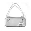 Star Embossed Nintendo Switch 2 Carrying Case – Hard Shell, Chain Strap + Rope Handle