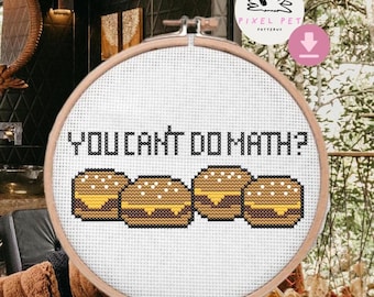 You Can't Do Math? l Heated Rivalry Cross Stitch PDF l Shane and Ilya l Hollander and  Rosanov l Hollanov