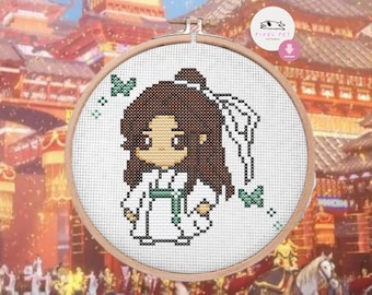 Xie Lian Cross Stitch Pattern l TGCF l Heaven Official's Blessing l Hualian