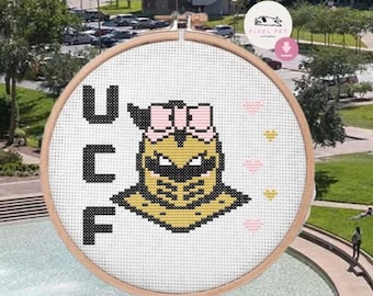 UCF Cross Stitch Patterns l University of Central Florida l Go Knights l Cross Stitch Digital Pattern