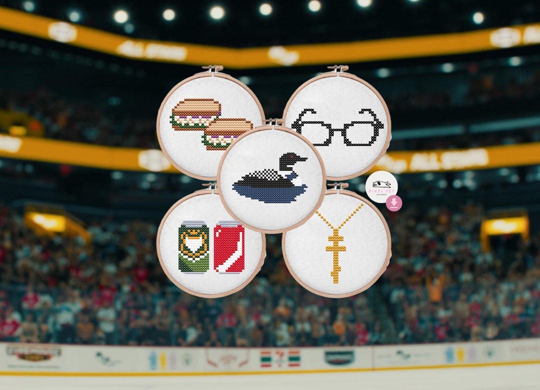 Mini Heated Rivalry Cross Stitch Pattern Bundle C (PDF Download) - Etsy