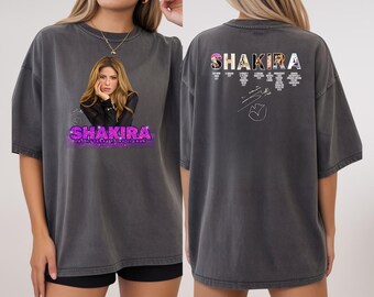 Comfort Colors® T-Shirt, Shakira Shirt, Las Mujeres Ya No Lloran Tour 2026 T-Shirt, Shakira Concert Tee, Shakira Fan Shirt, World Tour Shirt