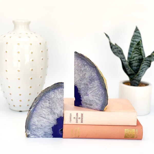 Geode Bookends Etsy