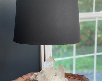 Quartz Crystal Table Lamp, Bedside Lamp, Gemstone Lamp, Geode Table Lamp, Table Lamp, Lamp Lighting
