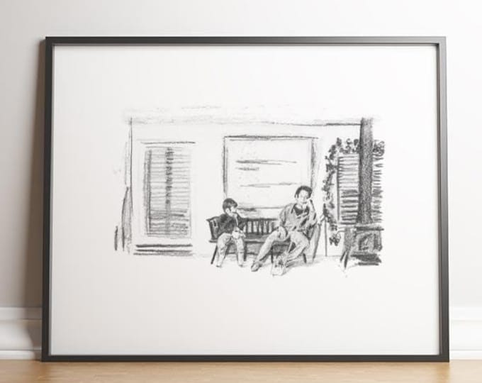 Sleepless in Seattle Print A4