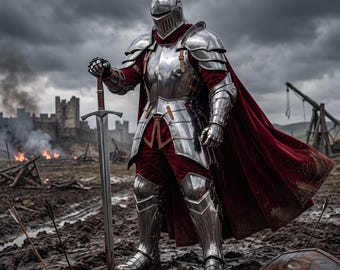 Wearable Medieval Knight Armor Suit | Full Gothic Steel LARP Cosplay Costume | Renaissance Crusader Gear | Handcrafted Display Replica