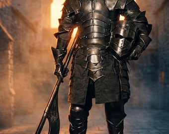 Dark Knight Medieval Steel Armor Set – Gothic Warrior Armor LARP, Cosplay, Renaissance Fair