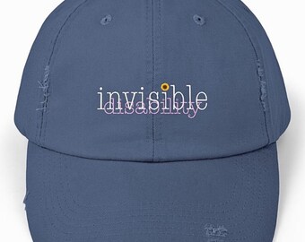 Gorra invisible para discapacitados / Gorra de béisbol desgastada, discreta y llamativa